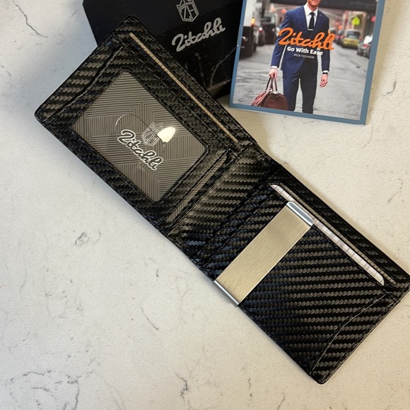 Zitahi Nova Men Wallet Slim Wallet for Men 12 Card Holder Money Clip RFID Bifold - Picture 3 of 16